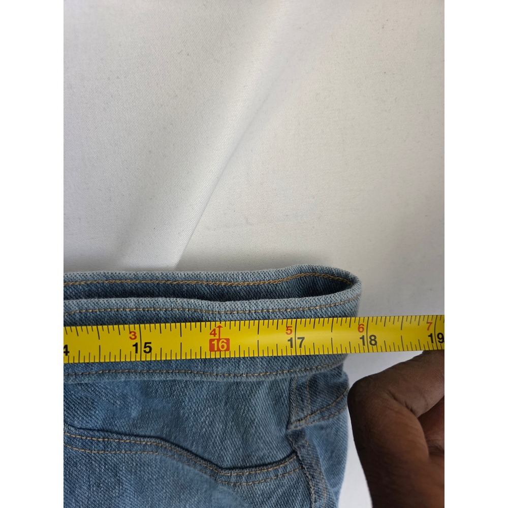 No Nonsense Womens XL Light Wash Denim Leggings High Rise Stretch Jeggings - Picture 4 of 7